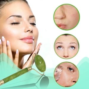 Jade face massage roller